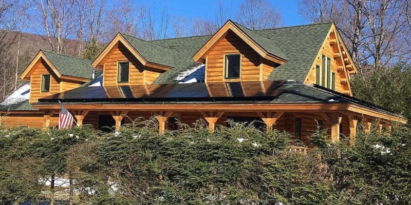 ACE Solar installation in Lincoln, New Hampshire