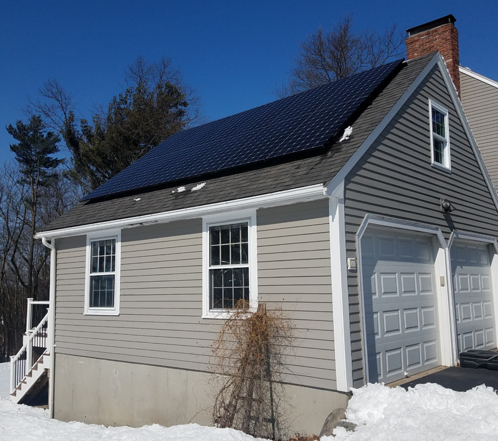 An 8.04 kW system installed by ACE Solar in North Andover, Massachusetts.