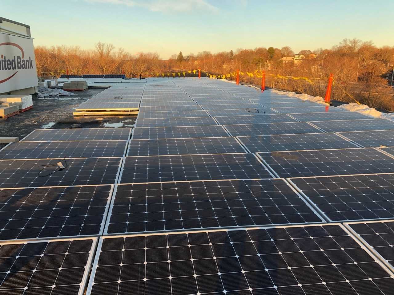 Solar installation in North Andover, MA