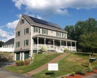 Tyngsborough, MA, newly installed solar panels