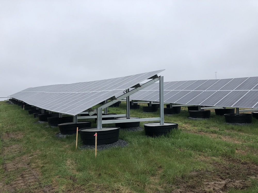 Landfill Solar installation at Falmouth, MA
